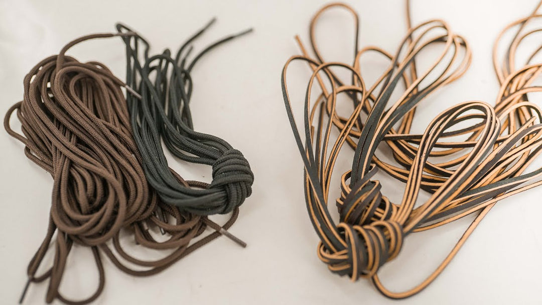 Nylon vs. Leather Boot Laces