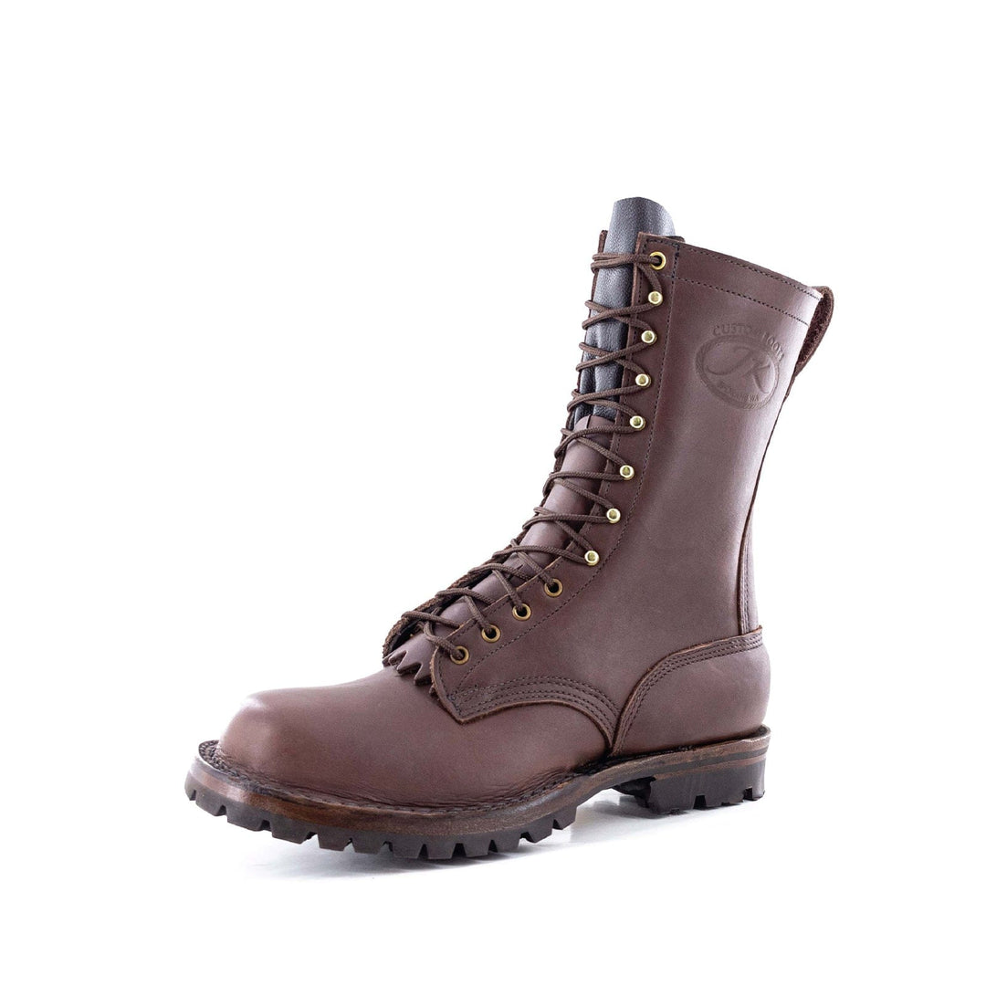 side profile of brown arctic-no-2 showing JK stamp