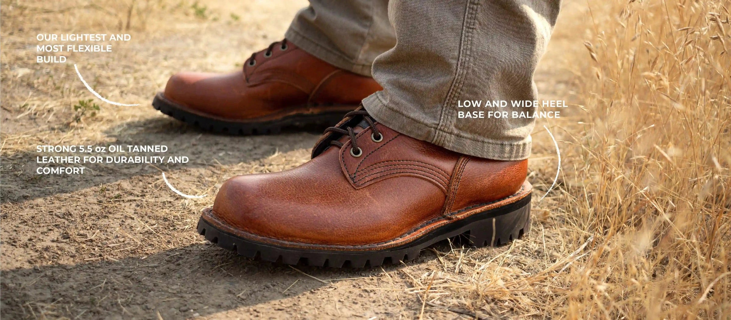 300 boot model from jk boots standing outdoors