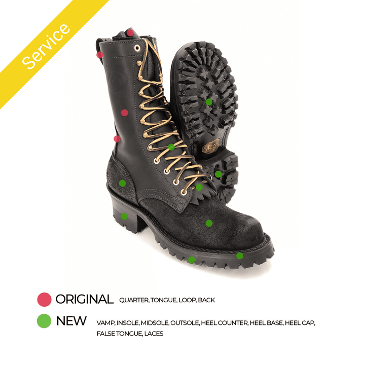 rebuildable boots and boot rebuilds